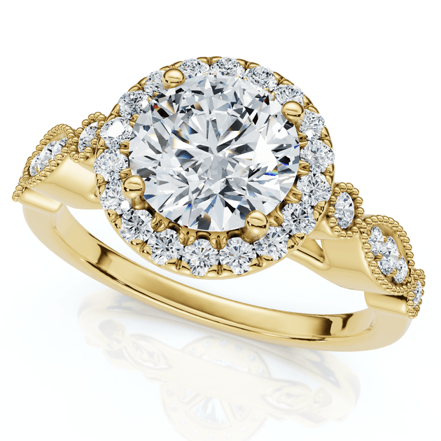 Pompeii3 1 1/3Ct Diamond Engagement Ring Silver US 5.5 2