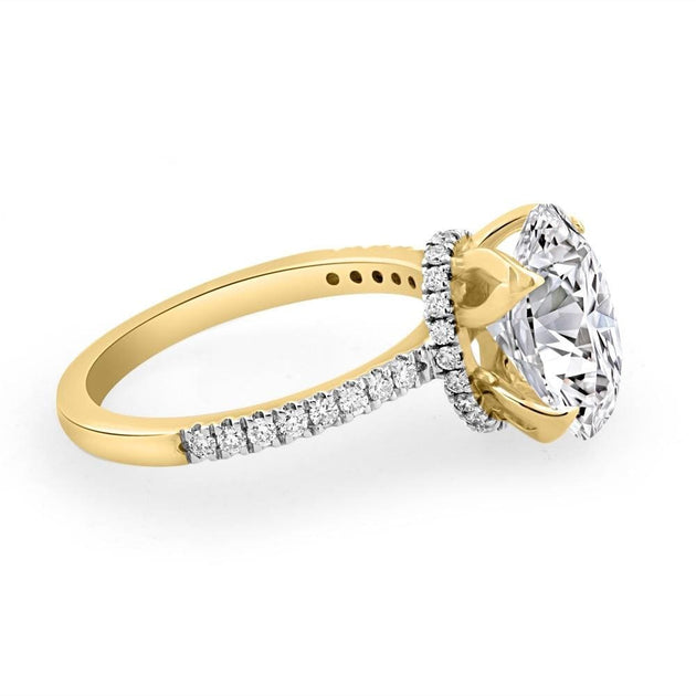 Pompeii3 Mia Engagement Ring Gold US 8 5
