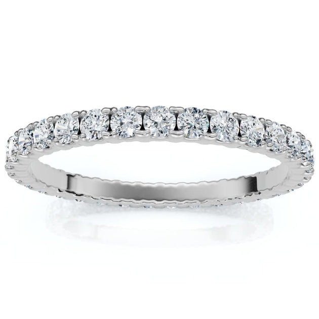 Pompeii3 5/8Ct Diamond Eternity Wedding Ring 14k Gold US 6.5 4