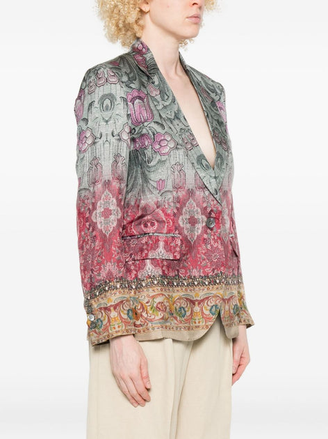 Pierre-Louis Mascia Single-breasted Jacket Multi Medium 4