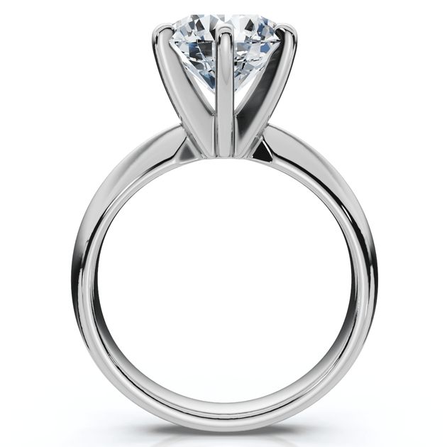 Pompeii3 Solitaire Engagement Ring 14k Gold US 7 4