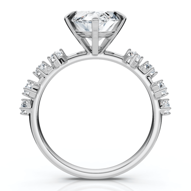 Pompeii3 3.5Ct Marquise Diamond Bridal Set US 7 4