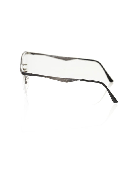 Frankie Morello Clubmaster Eyeglasses Black One Size 4