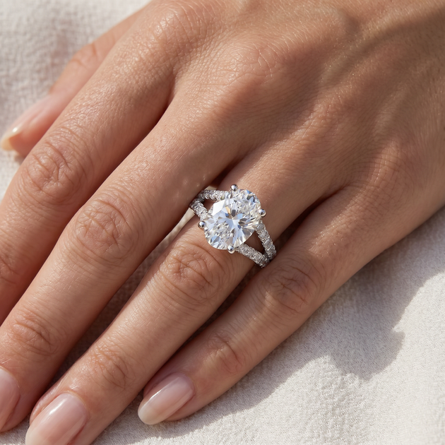Pompeii3 Maribel Diamond Engagement Ring Silver US 5 4