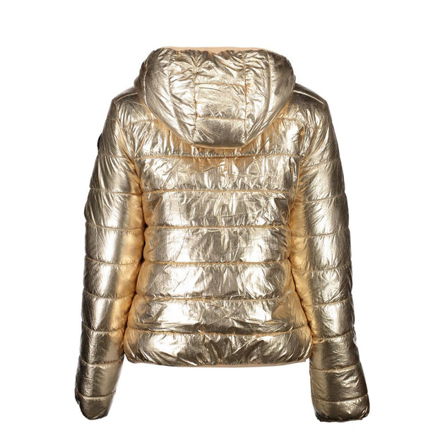 US Polo Assn Women's Reversible Jacket Gold EU 46 3