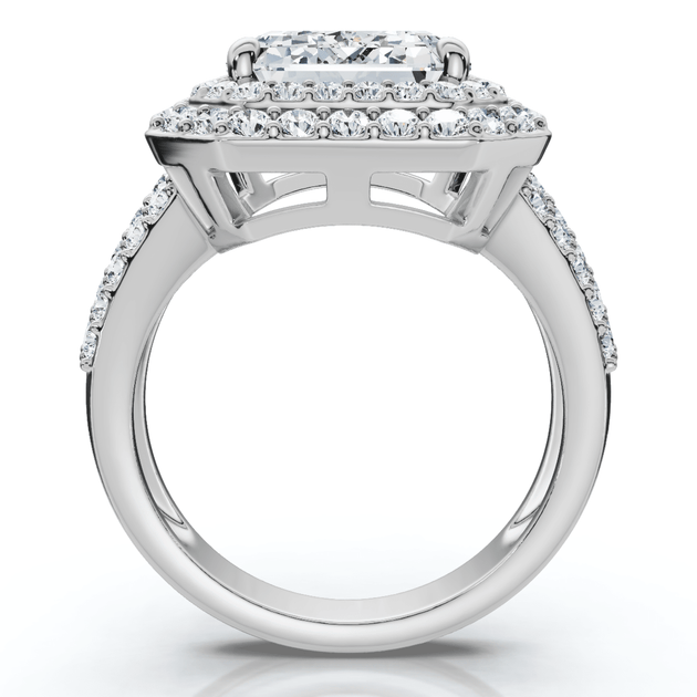 Pompeii3 Aria Diamond Engagement Ring Silver US 5 4