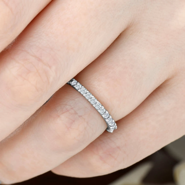 Pompeii3 3/4ct Diamond Ring White Gold US 7.5 3