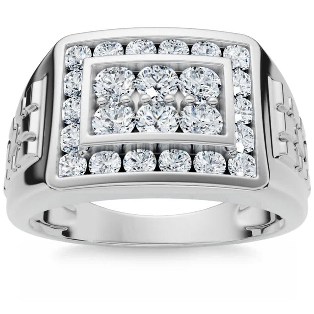 Pompeii3 1Ct Diamond Nugget Ring 10k Gold US 8.5 4