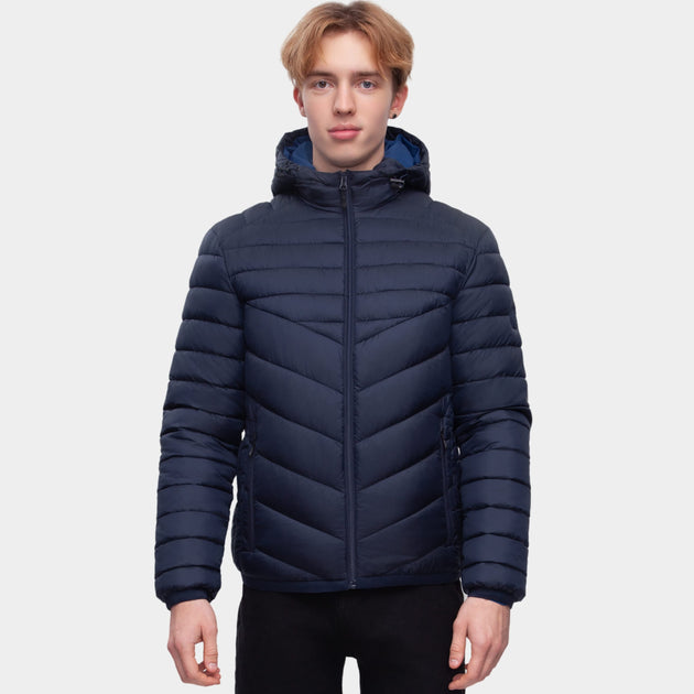 Rokka & Rolla Herren Daunenjacke Blau Groß 2
