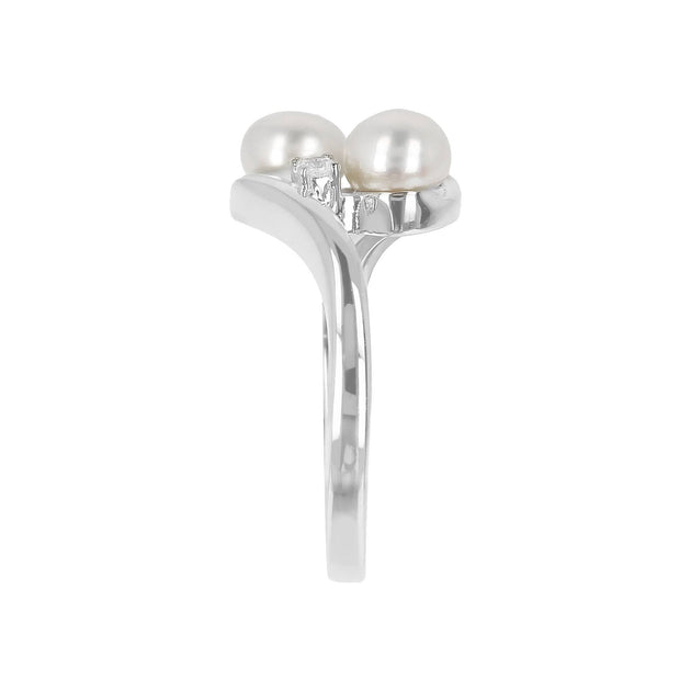 Autentica Wave Ring Pearl White US 5 3