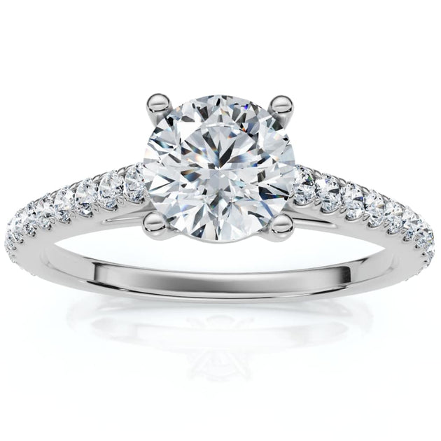 Pompeii3 1.30Ct Diamond Engagement Ring 14k Gold US 6 4