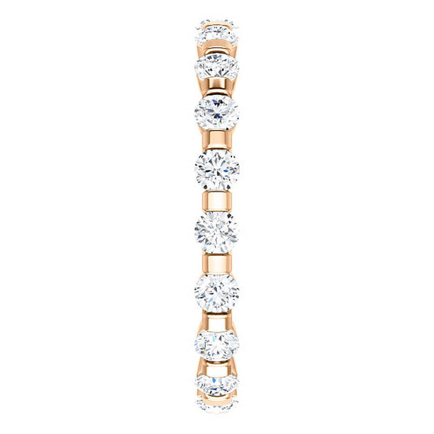 Pompeii3 Diamond Eternity Wedding Ring Multi US 4.5 5