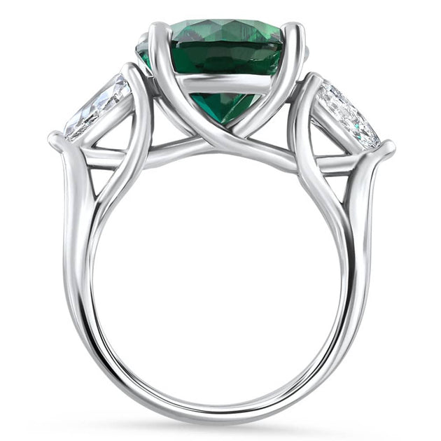 Pompeii3 Emerald Diamond Ring Gold US 7 4