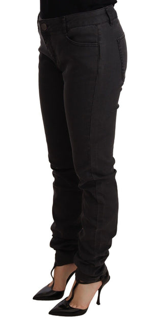 PINKO Mid Waist Skinny Jeans Black 29 3