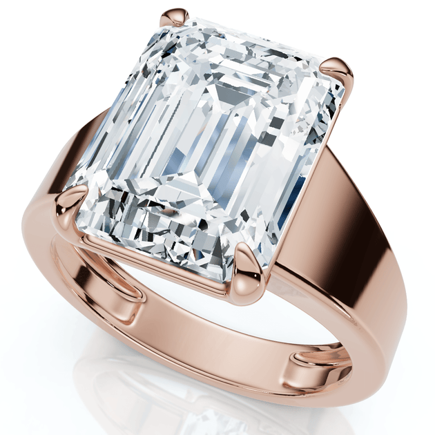 Pompeii3 Stephanie Diamond Engagement Ring Gold US 7 4