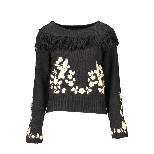 Blugirl Viscose Women's Sweater Black Small 2