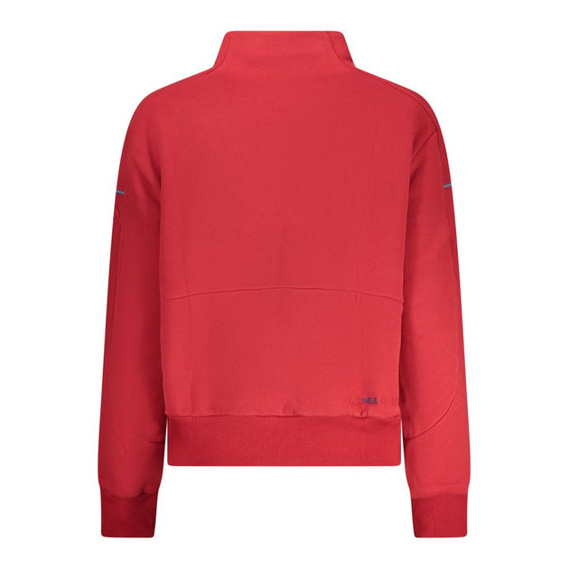 North Sails Cotton Women Sweatshirt Red XL 4