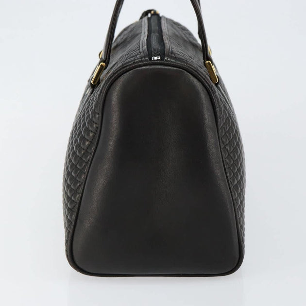 Bally Vintage Handbag Black Small 10