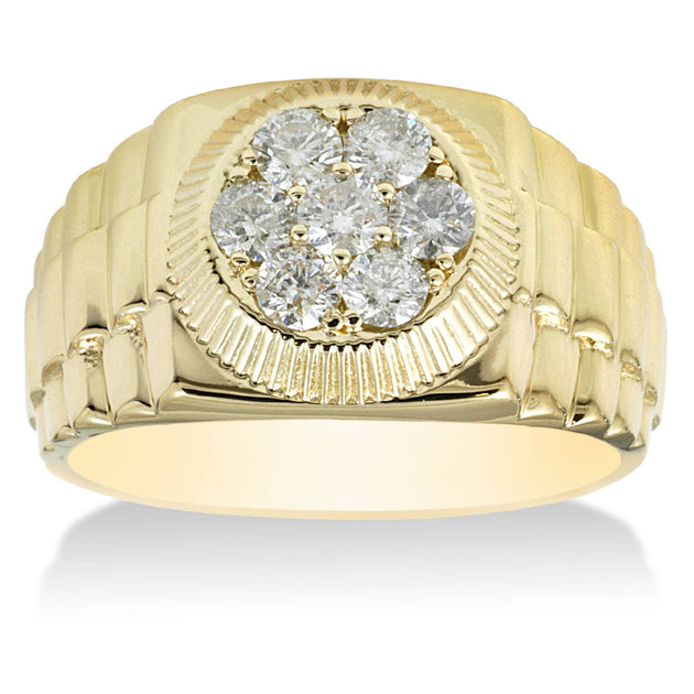 Pompeii3 1Ct TDW Diamond Ring Yellow Gold US 9 3