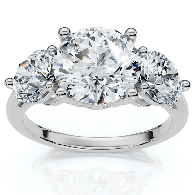 Pompeii3 3.5Ct Diamond Engagement Ring Lab Grown White Gold US 5 2