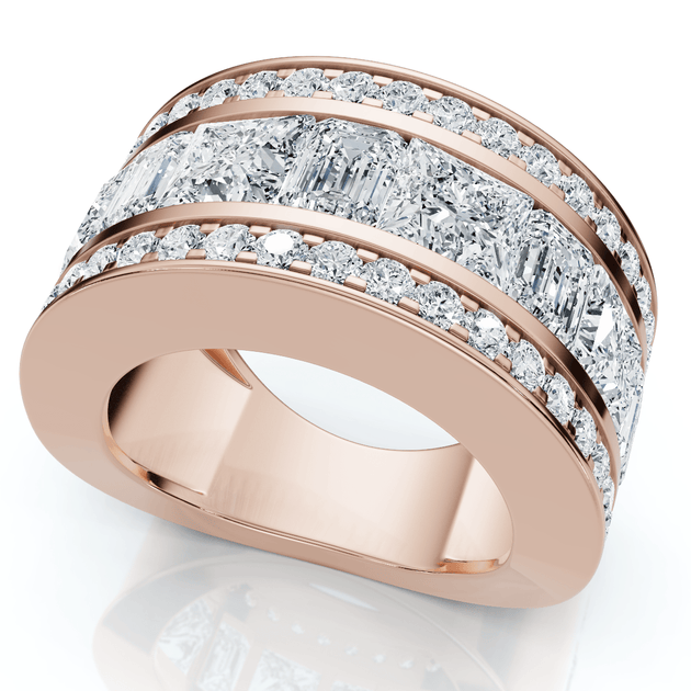 Pompeii3 5 3/4ct Diamond Statement Ring 14k Gold US 8 2