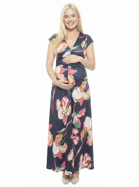 24seven Comfort Apparel Umstandsmidikleid Multi Medium 2