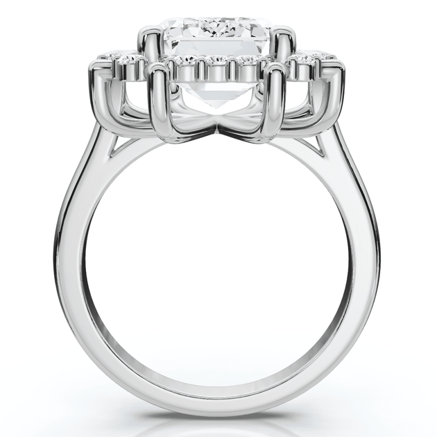Pompeii3 4.25 Ct Moissanite Diamond Engagement Ring Gold US 4 6