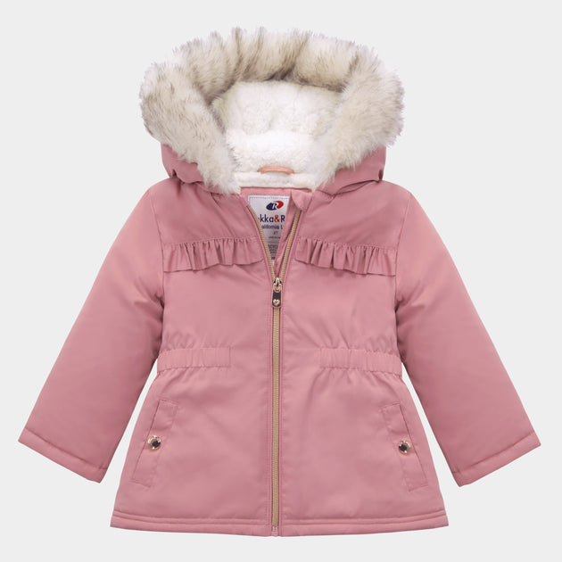 Rokka & Rolla Parka Jacket Pink 12-18 Months 2