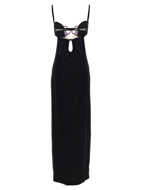 Nensi Dojaka Heart Bra Long Dress 3