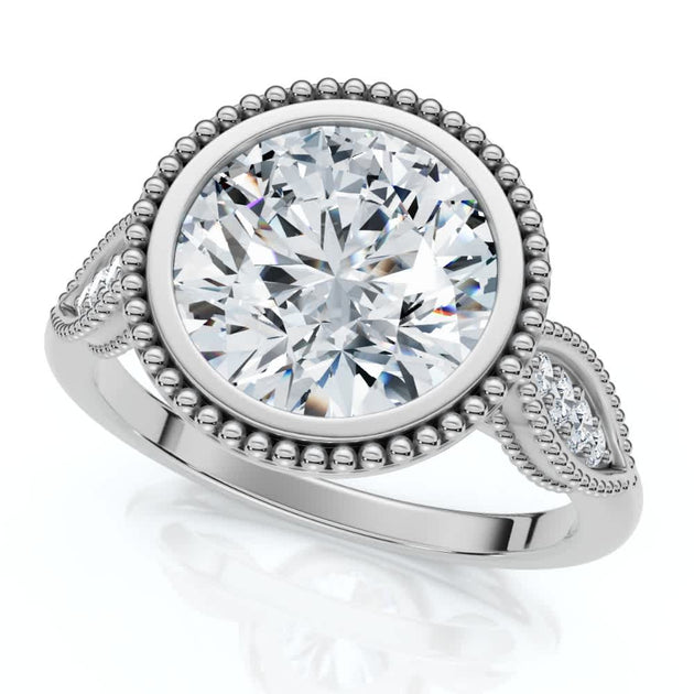 Pompeii3 Luna Diamond Engagement Ring Gold US 6 4