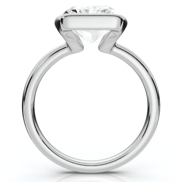Pompeii3 Abby Solitaire Engagement Ring Silver US 6.5 4