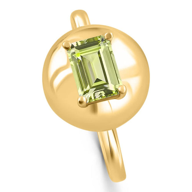 Pompeii3 Candy Button Ring Yellow Gold US 5.5 3