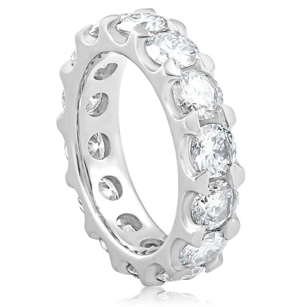 Pompeii3 Lab Grown Diamond Eternity Ring Multi US 7 6