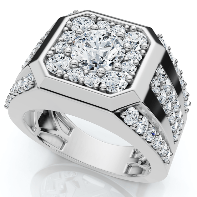 Pompeii3 2Ct Diamond Band White Gold US 7.5 4