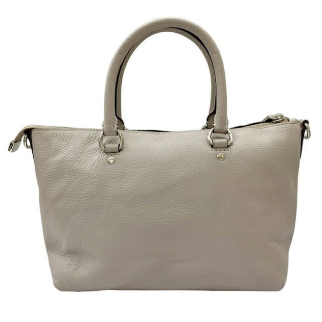 Coach Leather Handbag Gray Small 3