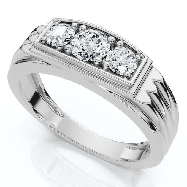 Pompeii3 3 Stone Diamond Ring Multi US 6 5