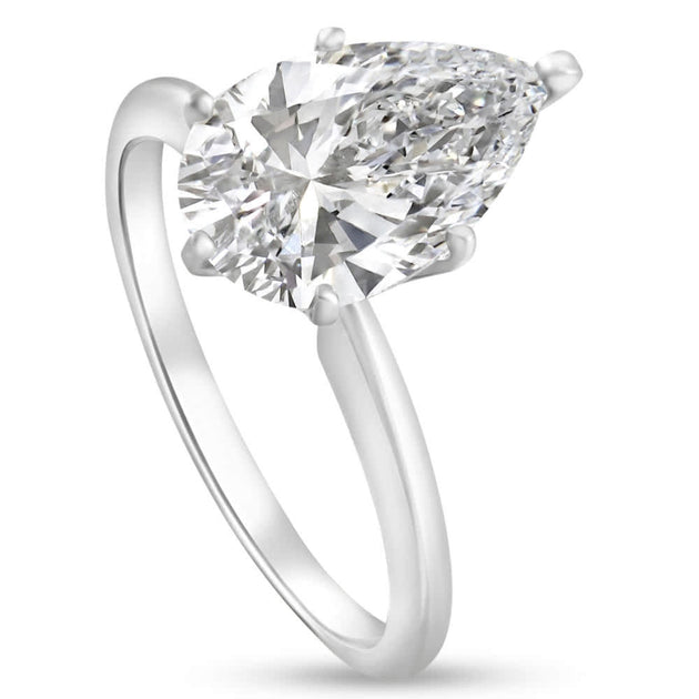 Pompeii3 Solitaire Engagement Ring 14k Gold US 6 5