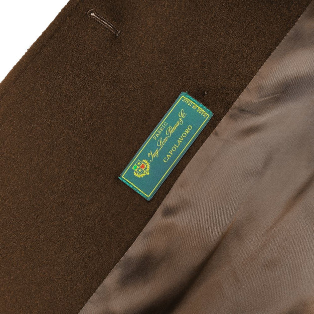 Made in Italy Masterpiece Coat Brown IT46 4