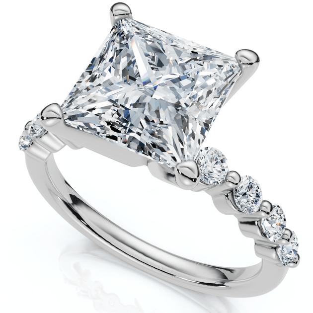 Pompeii3 Monica Diamond Engagement Ring Gold US 4.5 6