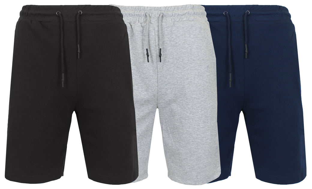Blu Rock Men's Tech Fleece Jogger Shorts Multi XLarge 3-Pack 4