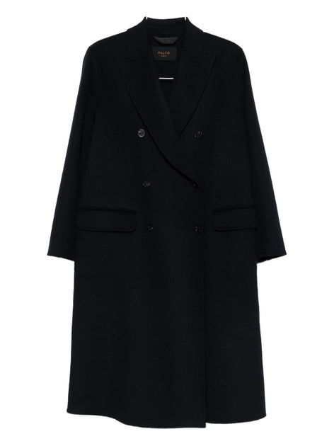 Paltò Paola Wool Coat Blue EU 48 3