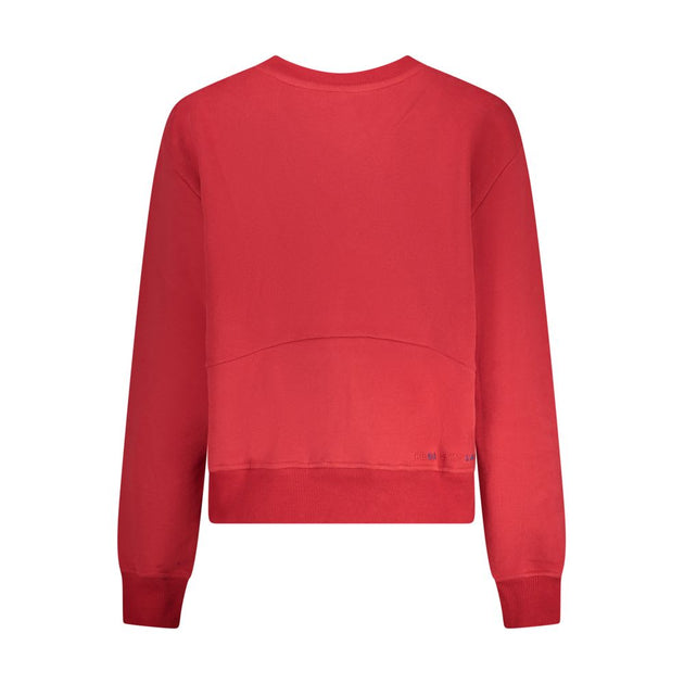 North Sails Cotton Women Sweatshirt Red XL 4