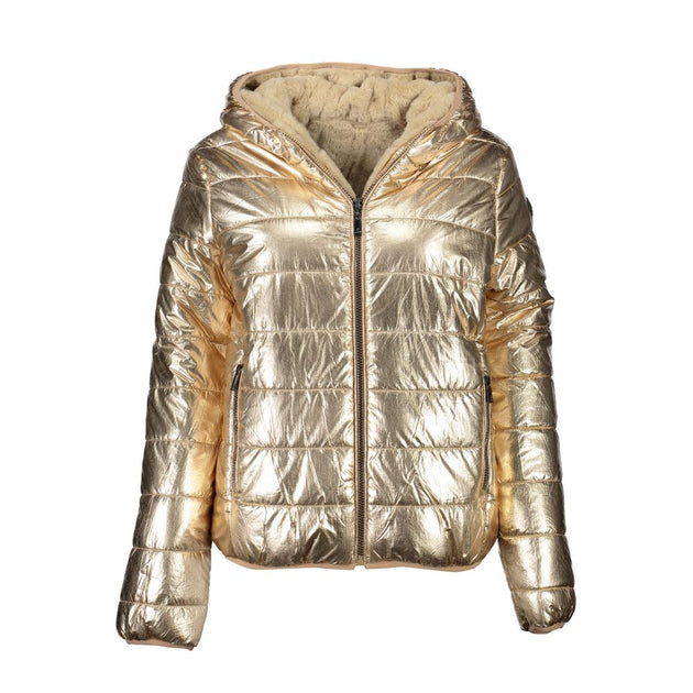 US Polo Assn Women's Reversible Jacket Gold EU 46 2