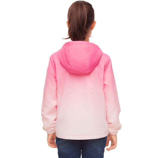 Rokka & Rolla Ombré Windbreaker Jacket Blue US 6 3
