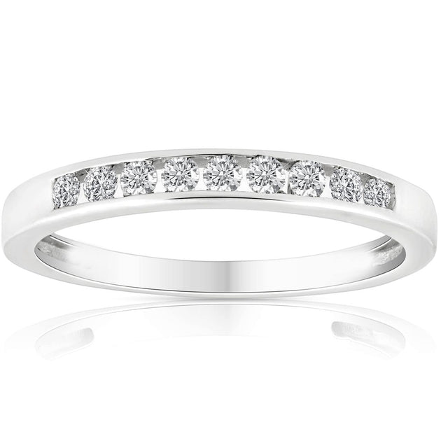 Pompeii3 Diamond Wedding Ring White Gold US 4 2