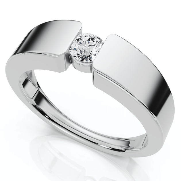 Pompeii3 Solitaire Ring Silver US 7.5 3