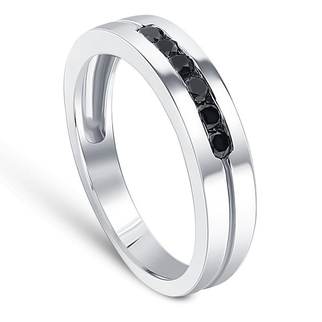 Pompeii3 Diamond Wedding Ring Black US 7.5 4