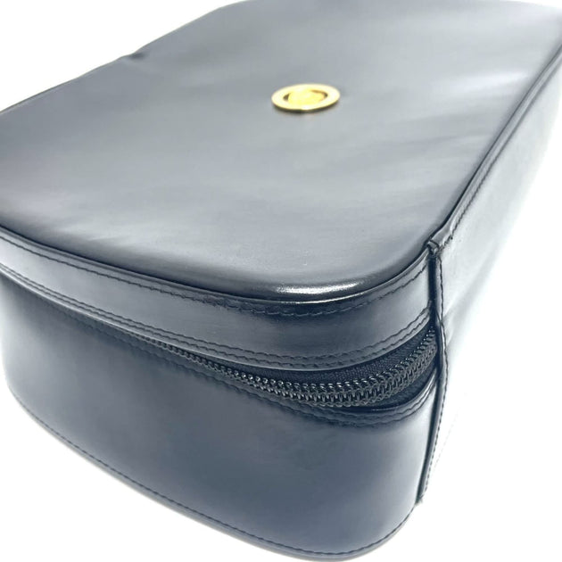 Versace Vanity Handbag Black Small 4