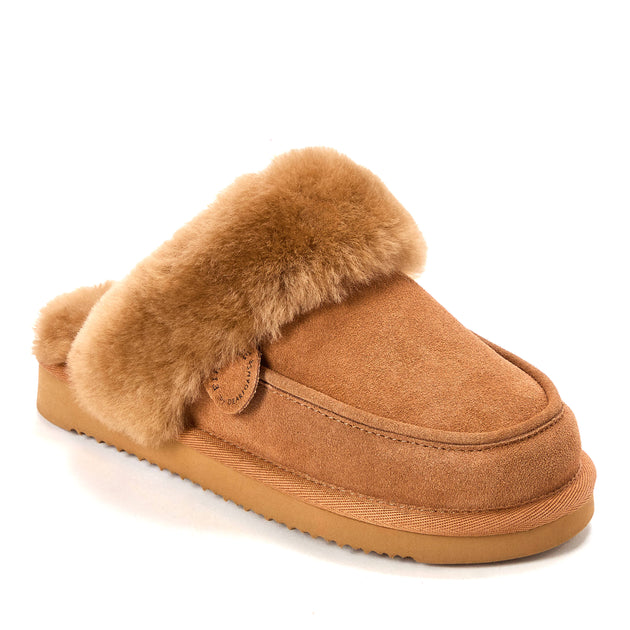 Fireside by Dearfoams Melville Slipper Black US 8 3