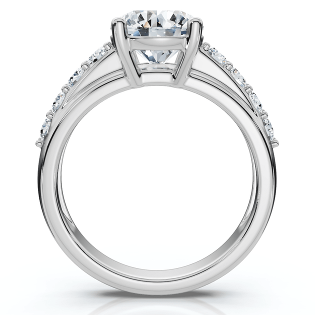 Pompeii3 2.5Ct Diamond Engagement Ring Set 14k Gold US 8.5 4